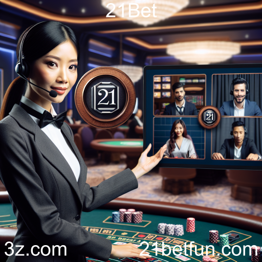 Experiência Imersiva no Cassino Ao Vivo do 21Bet